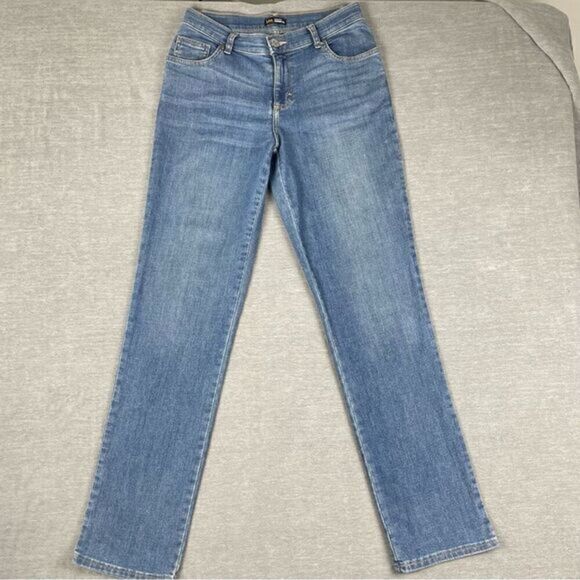 Lee Relaxed Fit Straight Leg Denim Stretch Jeans Women’s Size 4 - Picture 1 of 11